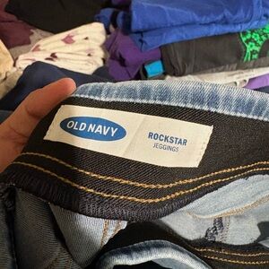 Old Navy Blue Denim Rockstar Jeggings